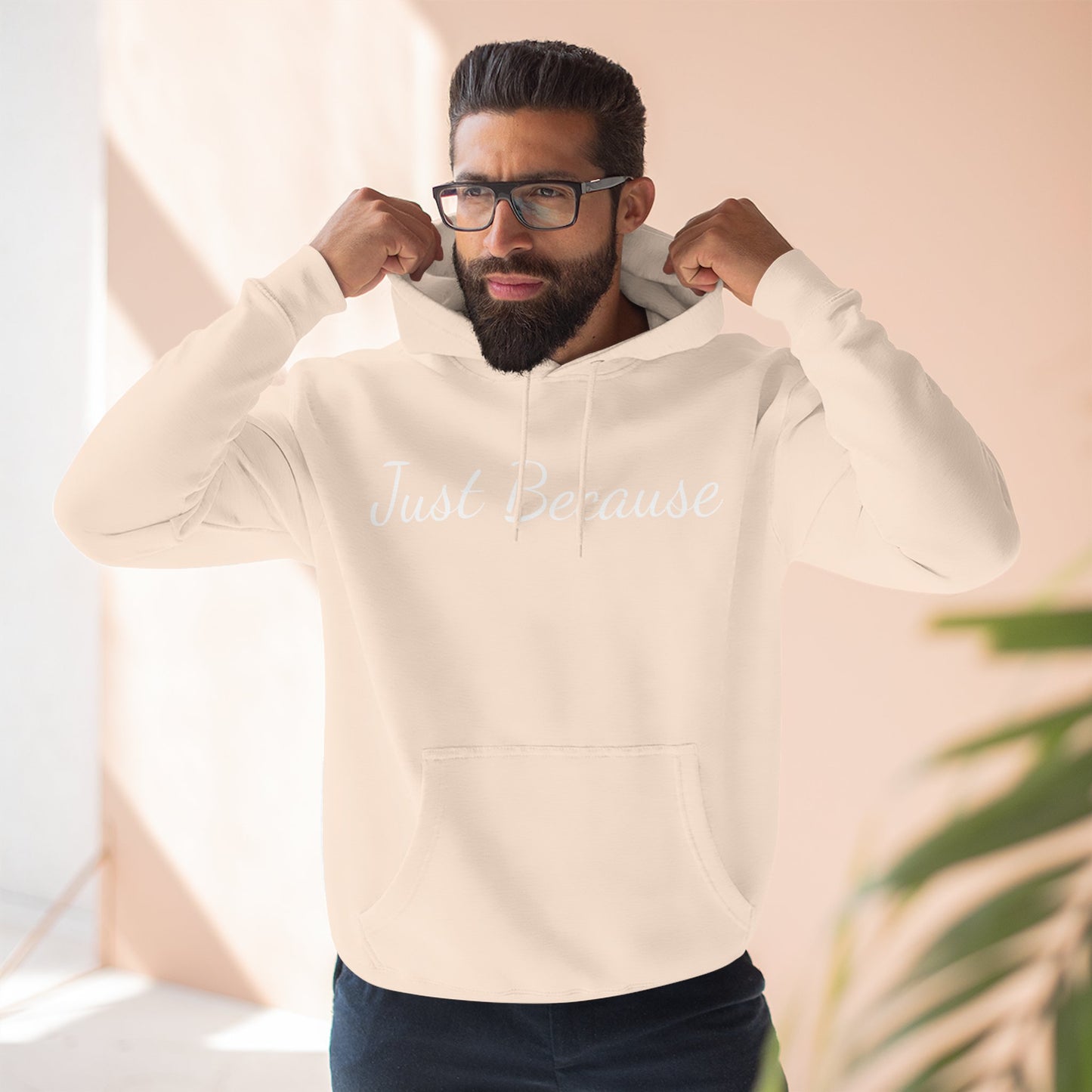 Just Because Straight Shooter Hoodie Three-Panel Fleece Hoodie