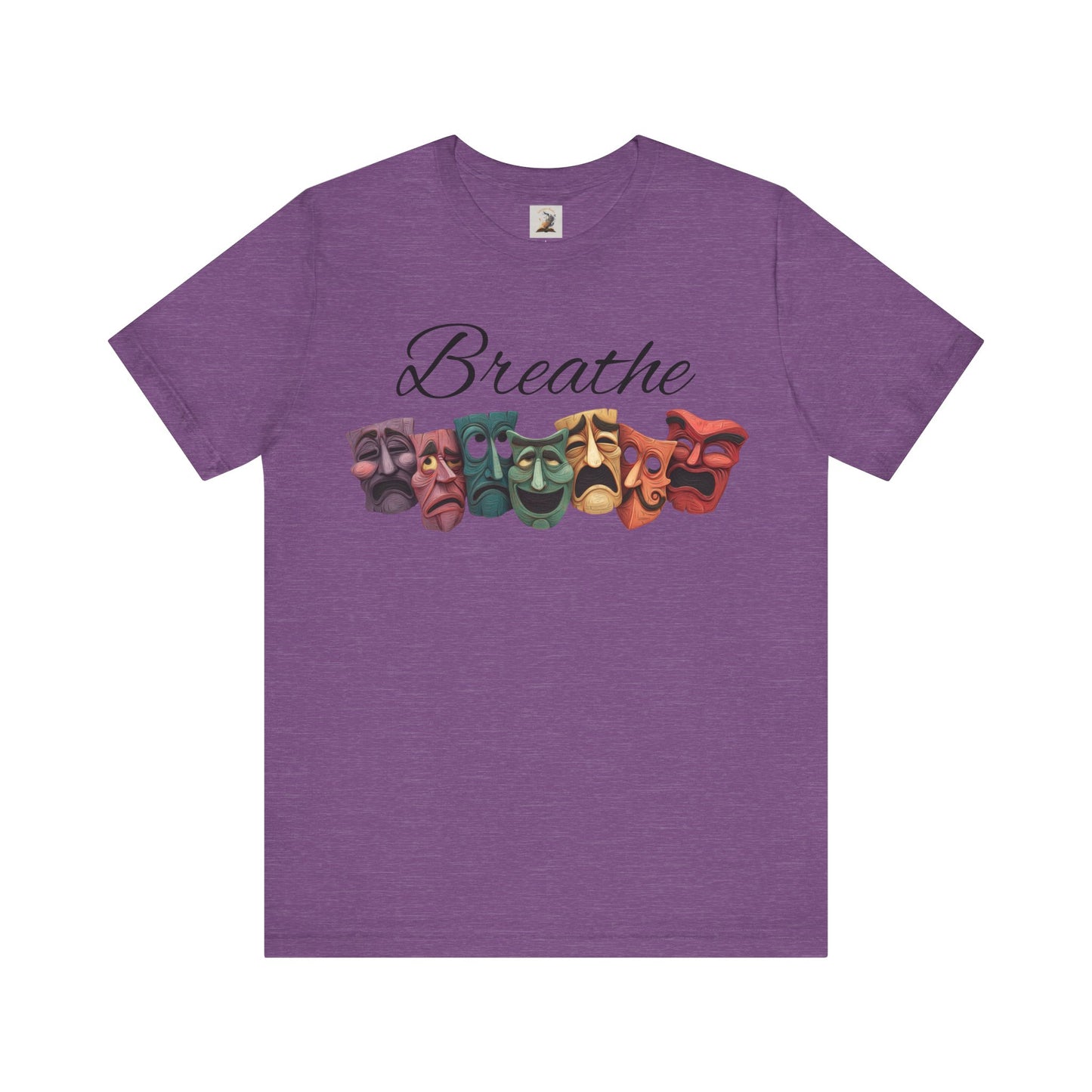 Breathe Drama mask Unisex Jersey Short Sleeve Tee