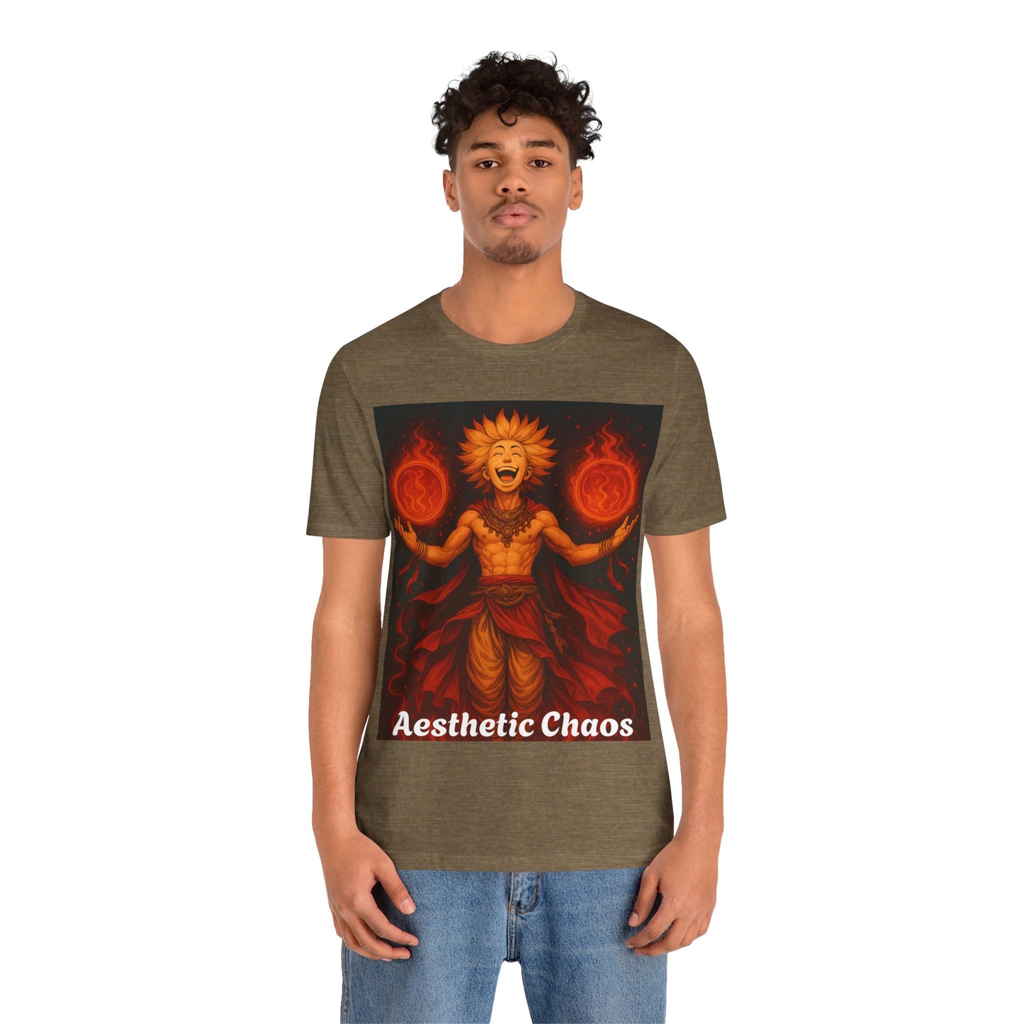 Aesthetic Chaos, anime style Unisex Jersey Short Sleeve Tee