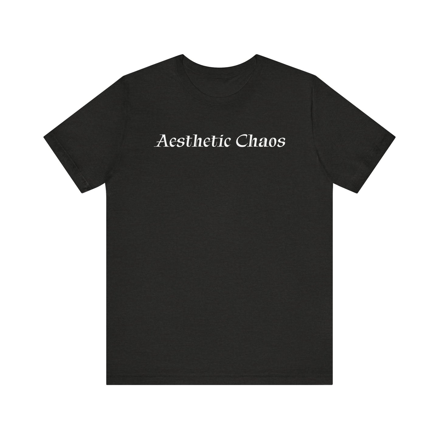 Aesthetic Chaos, Anime style, man with large sword, Unisex Jersey Short Sleeve Tee