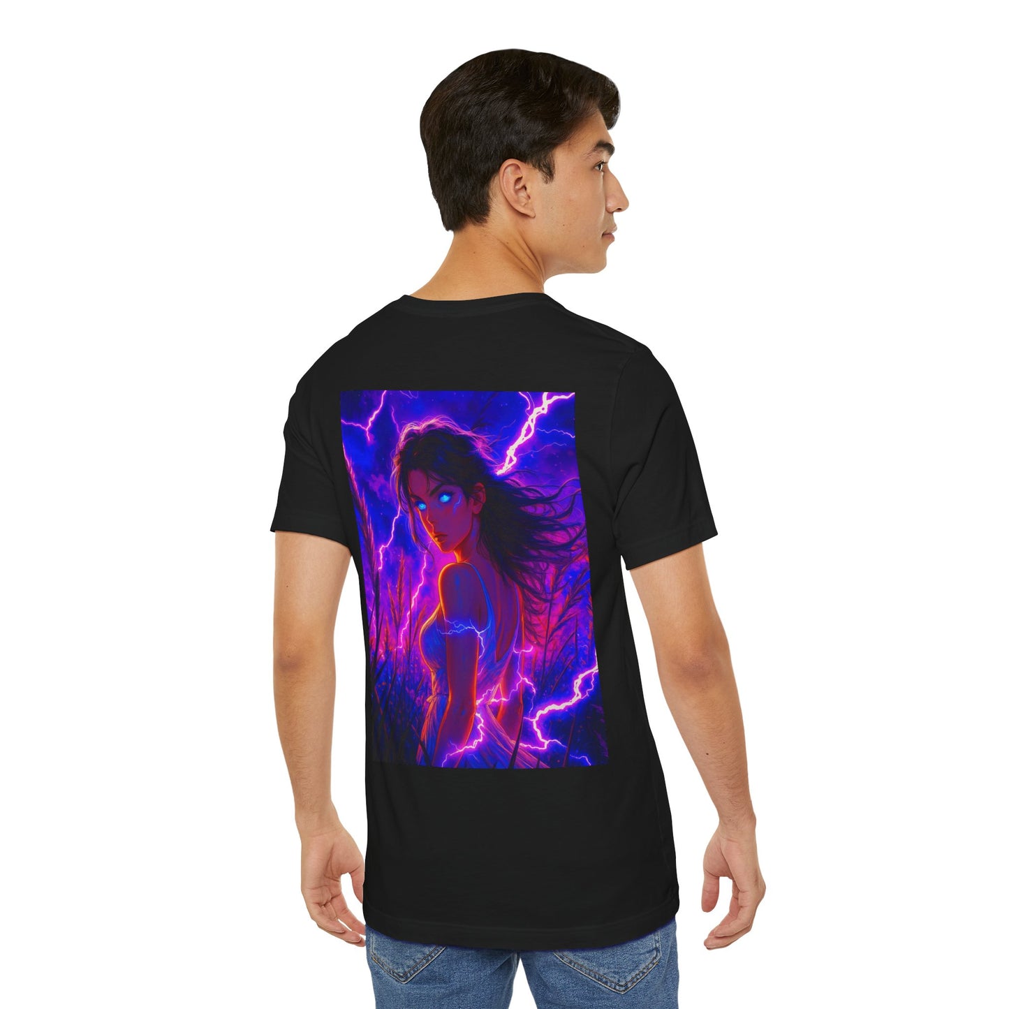 Aesthetic Chaos, Electric woman Graphic Unisex Jersey Short Sleeve Tee