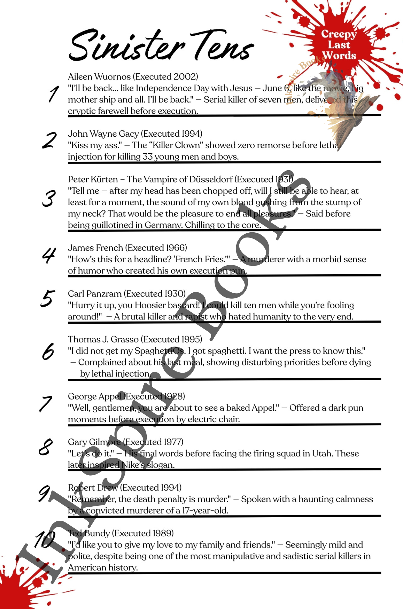 Bloodstains & Brain Games: A True Crime Activity Book