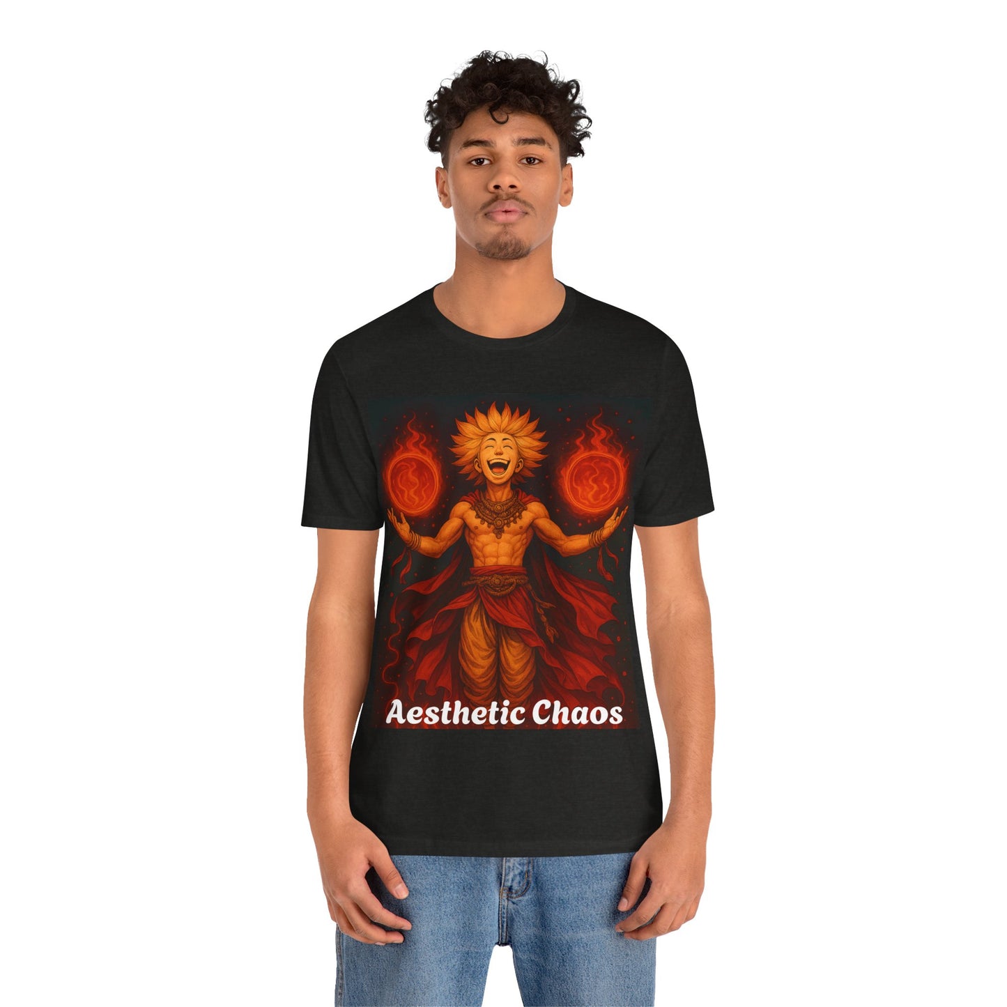 Aesthetic Chaos, anime style Unisex Jersey Short Sleeve Tee