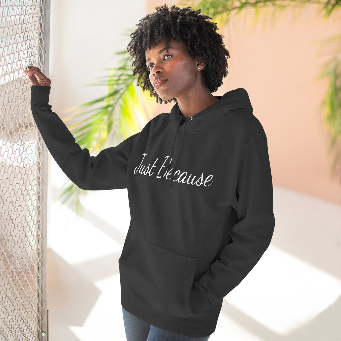 Just Because Straight Shooter Hoodie Three-Panel Fleece Hoodie