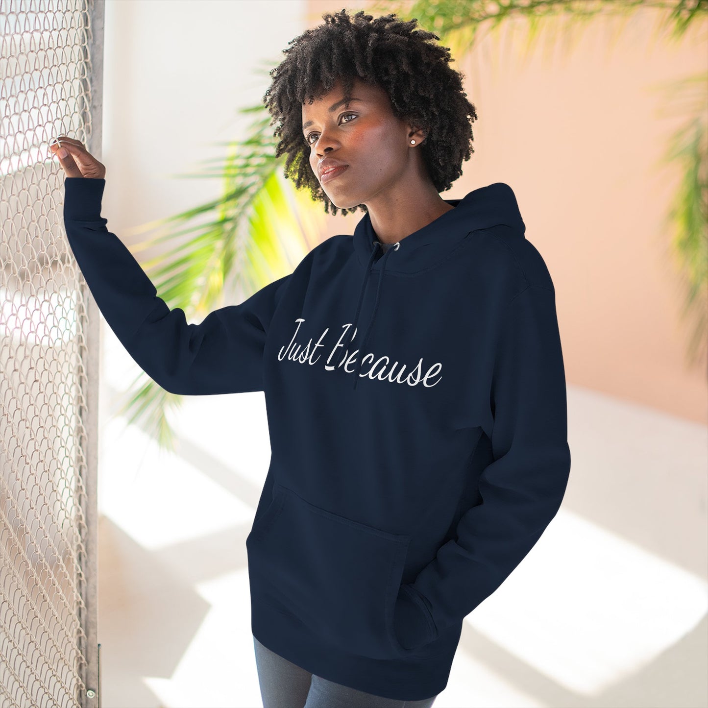 Just Because Straight Shooter Hoodie Three-Panel Fleece Hoodie