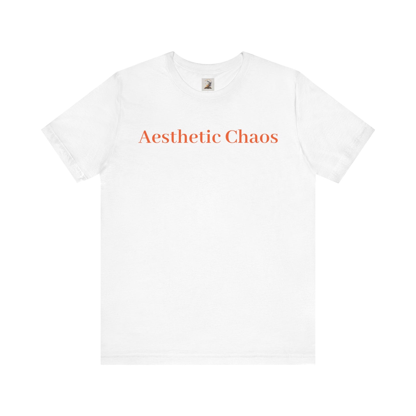 Aesthetic Chaos, Man with dragon, Unisex Jersey Short Sleeve Tee