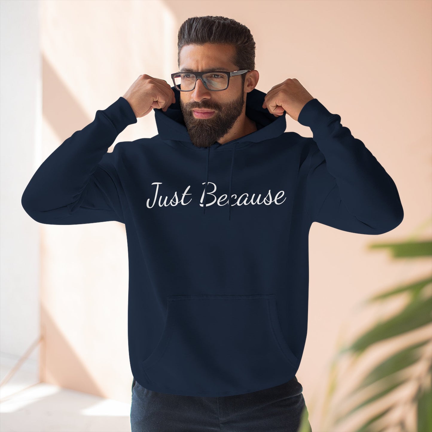 Just Because Straight Shooter Hoodie Three-Panel Fleece Hoodie