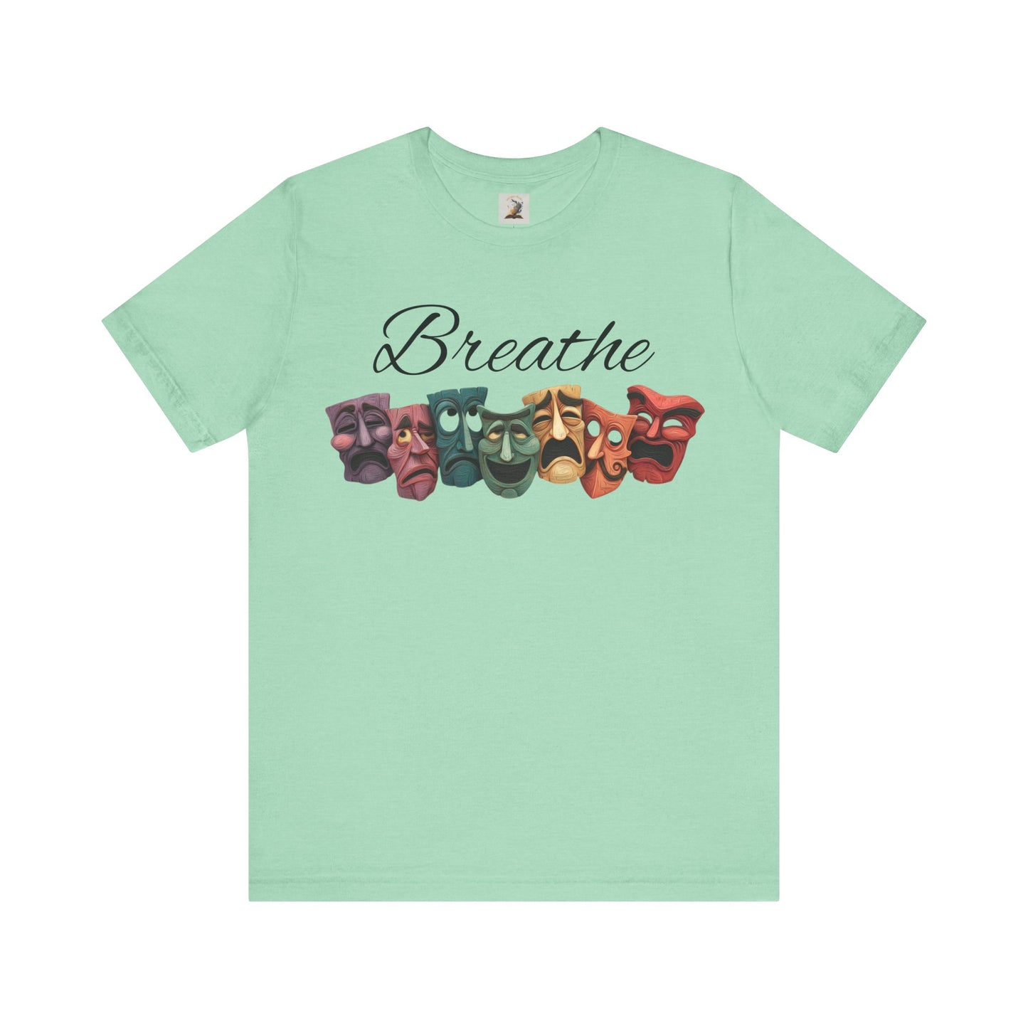 Breathe Drama mask Unisex Jersey Short Sleeve Tee