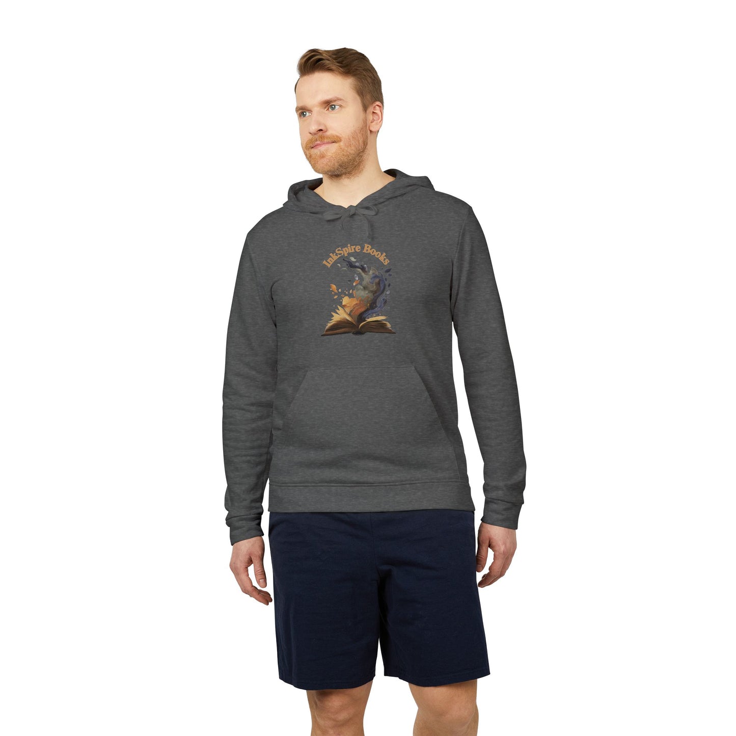 InkSpire Books Adidas Unisex Fleece Hoodie