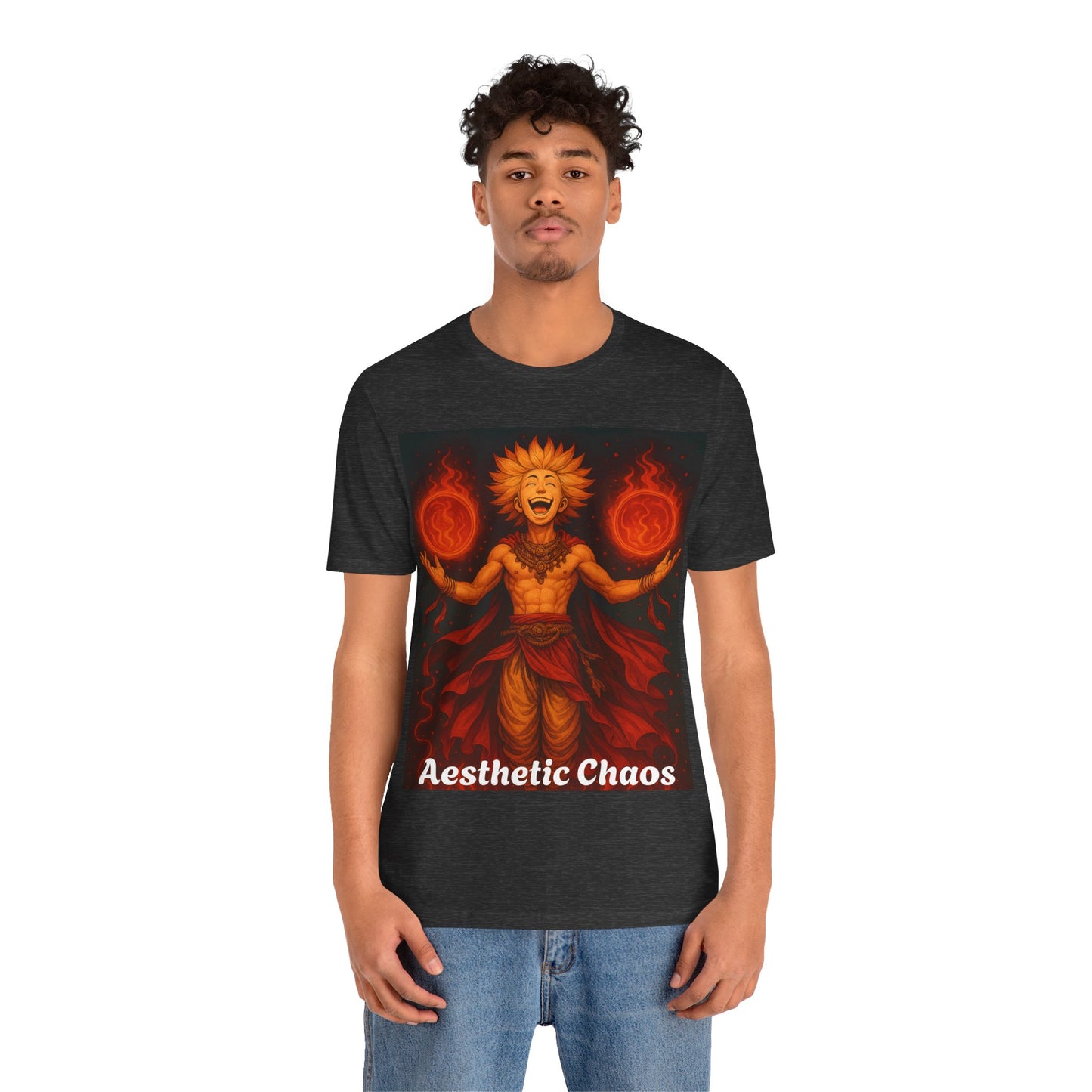 Aesthetic Chaos, anime style Unisex Jersey Short Sleeve Tee