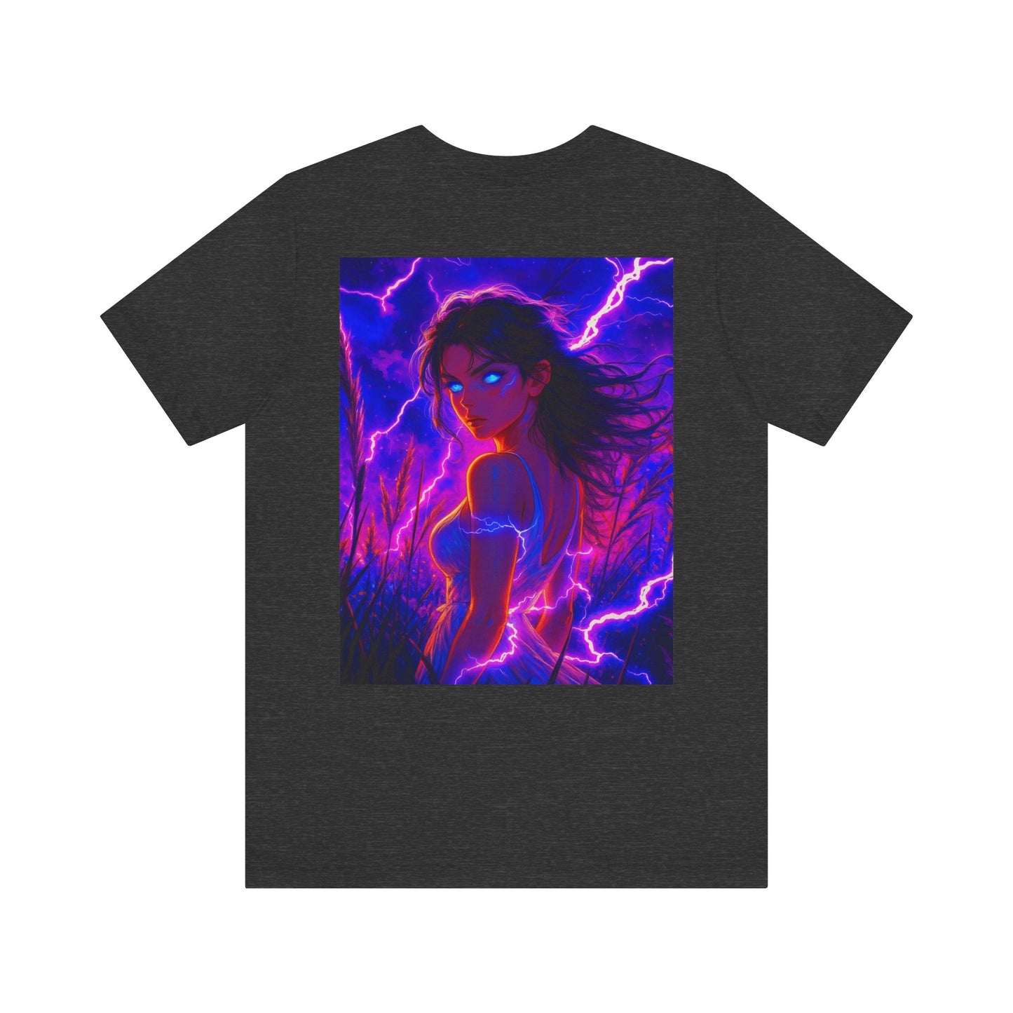 Aesthetic Chaos, Electric woman Graphic Unisex Jersey Short Sleeve Tee