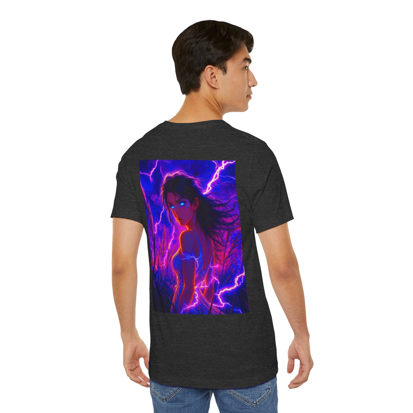 Aesthetic Chaos, Electric woman Graphic Unisex Jersey Short Sleeve Tee