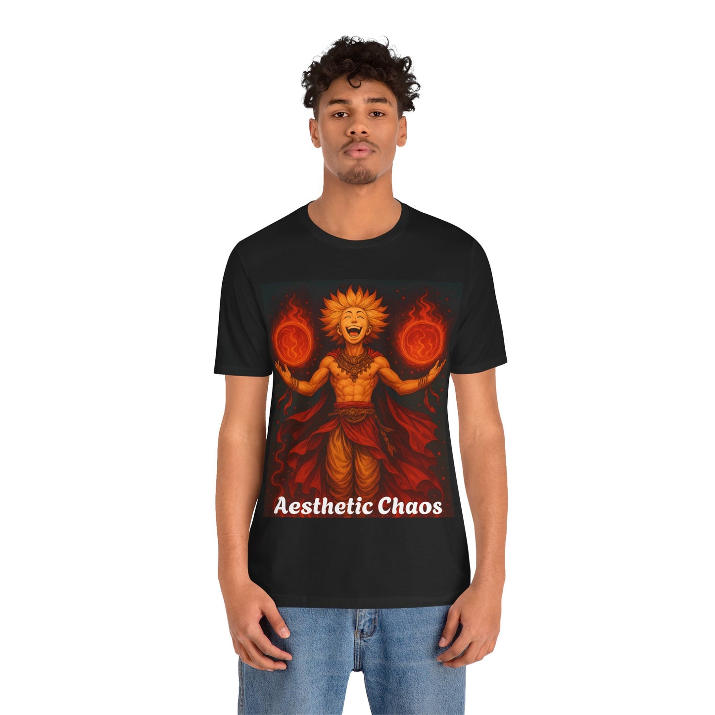 Aesthetic Chaos, anime style Unisex Jersey Short Sleeve Tee