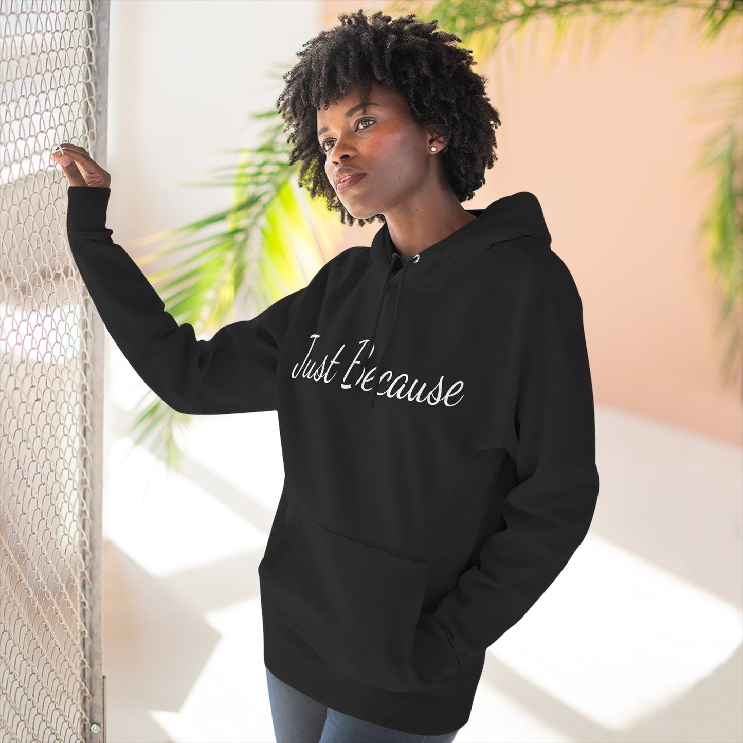 Just Because Straight Shooter Hoodie Three-Panel Fleece Hoodie