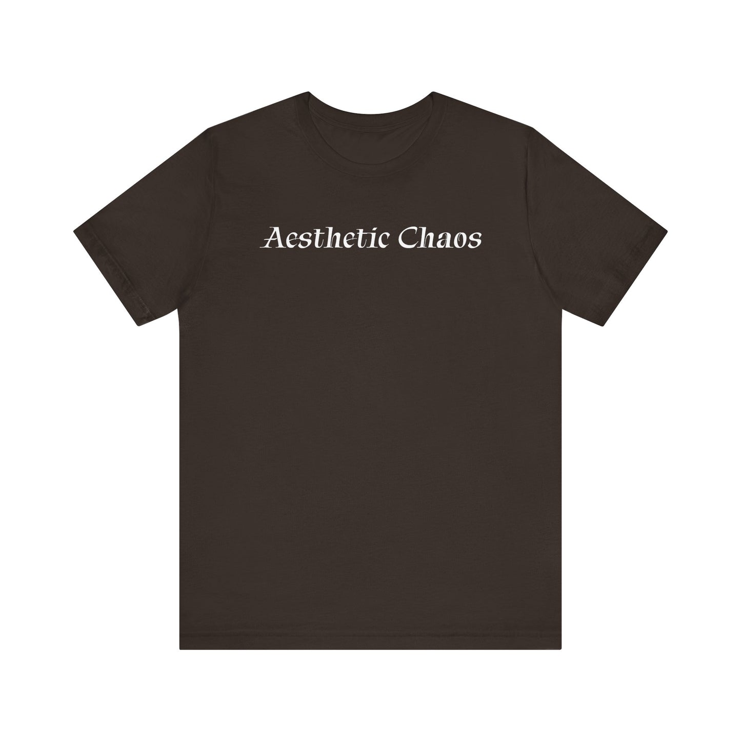Aesthetic Chaos, Anime style, man with large sword, Unisex Jersey Short Sleeve Tee
