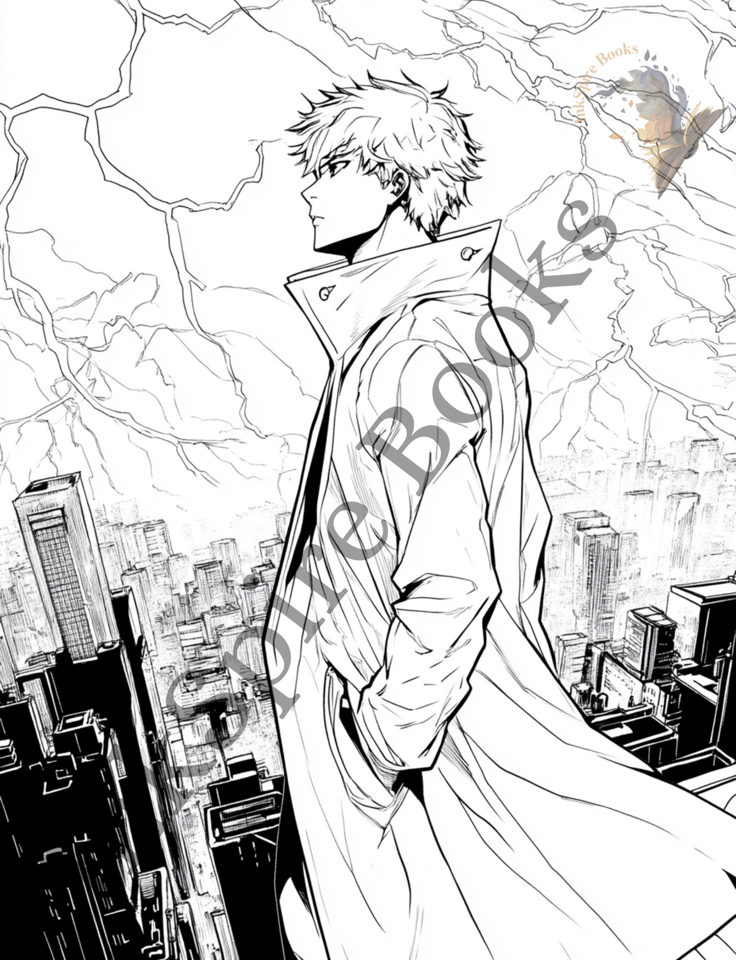 Aesthetic Chaos: Deep Souls and Inked Dreams: An Anime Coloring Book