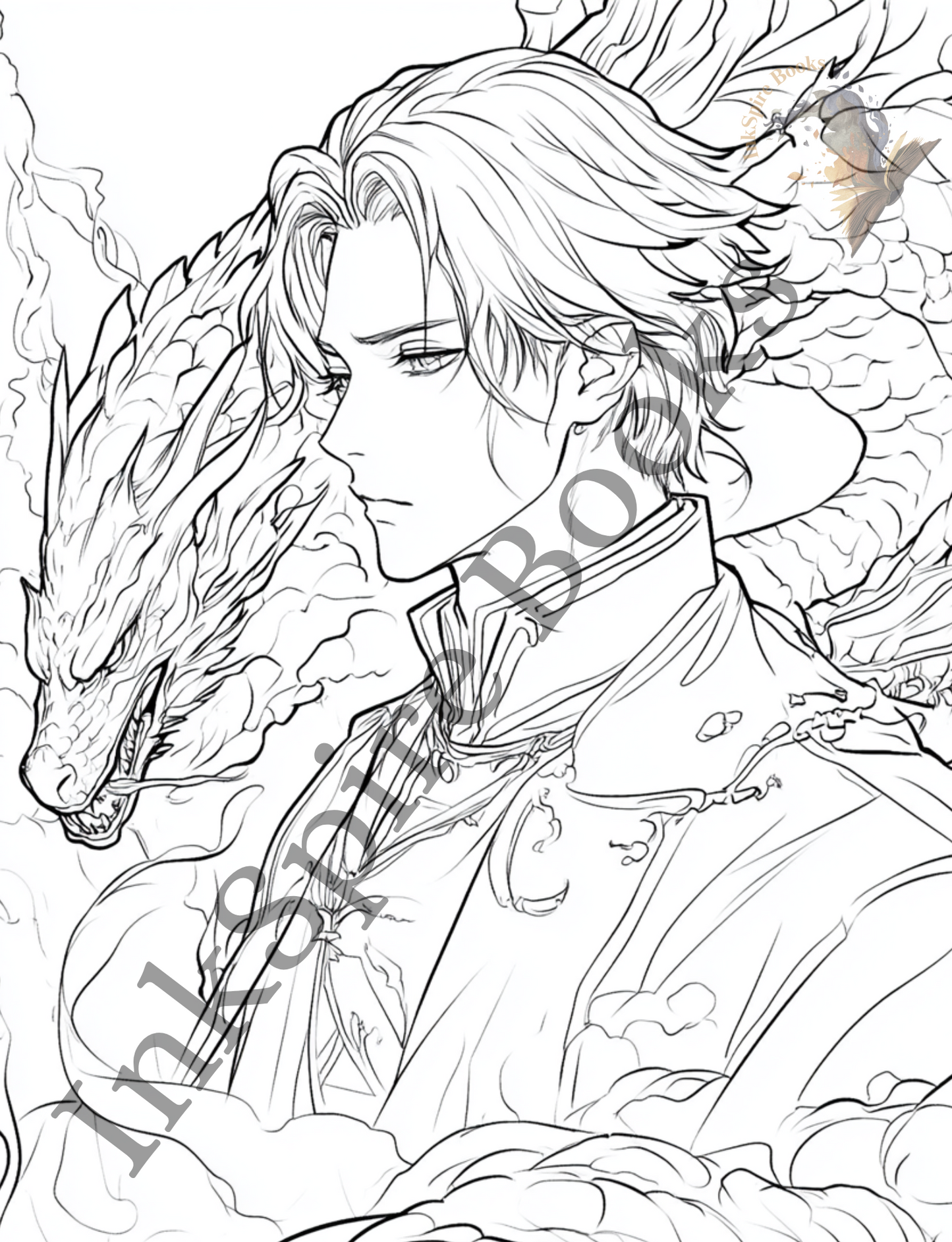 Aesthetic Chaos: Deep Souls and Inked Dreams: An Anime Coloring Book