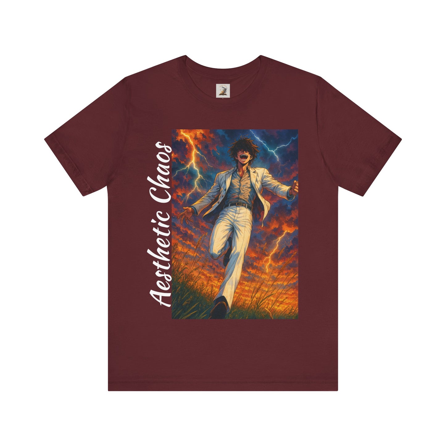 Aesthetic Chaos, Confident Villian, Unisex Jersey Short Sleeve Tee