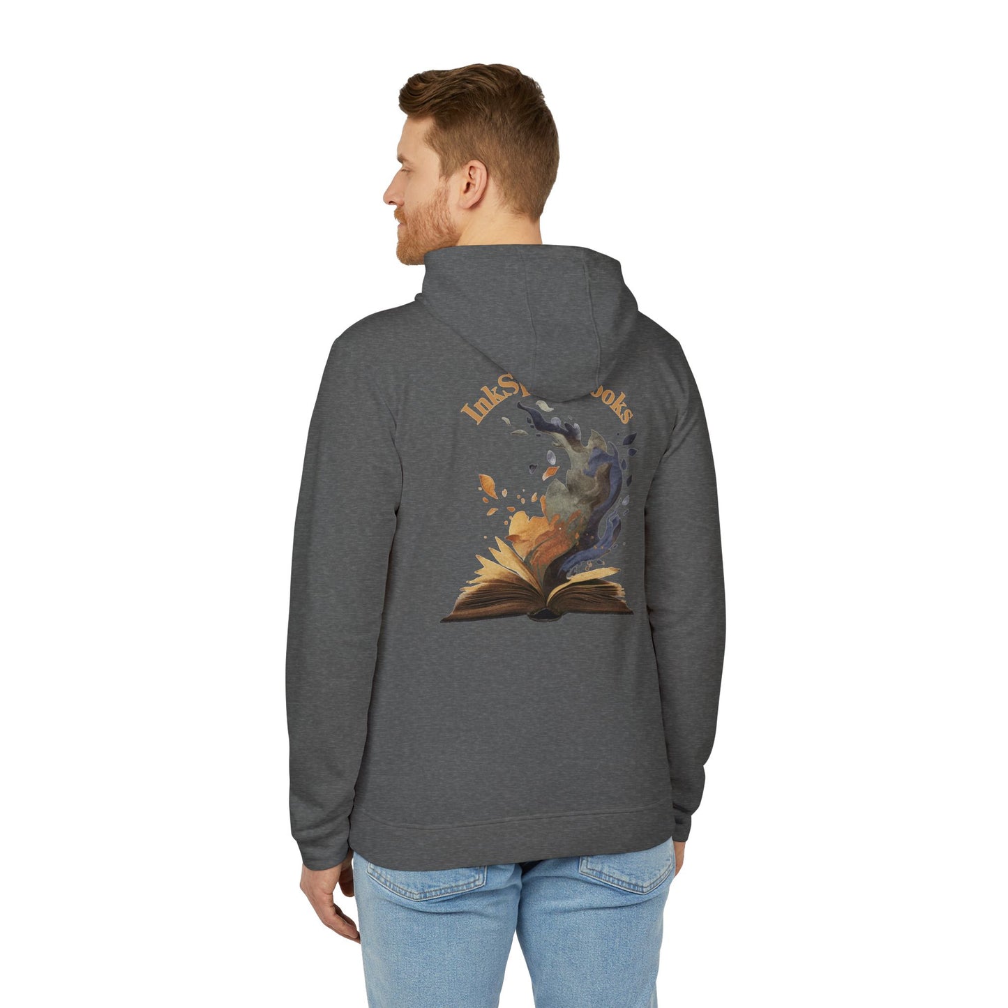 InkSpire Books Adidas Unisex Fleece Hoodie