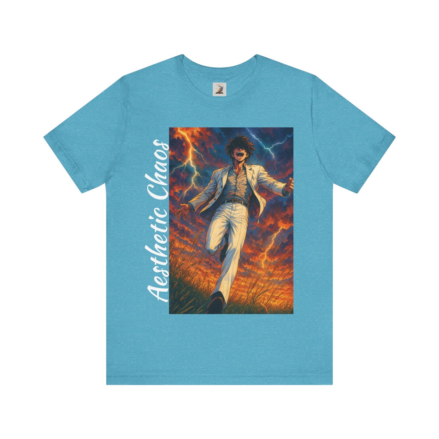 Aesthetic Chaos, Confident Villian, Unisex Jersey Short Sleeve Tee