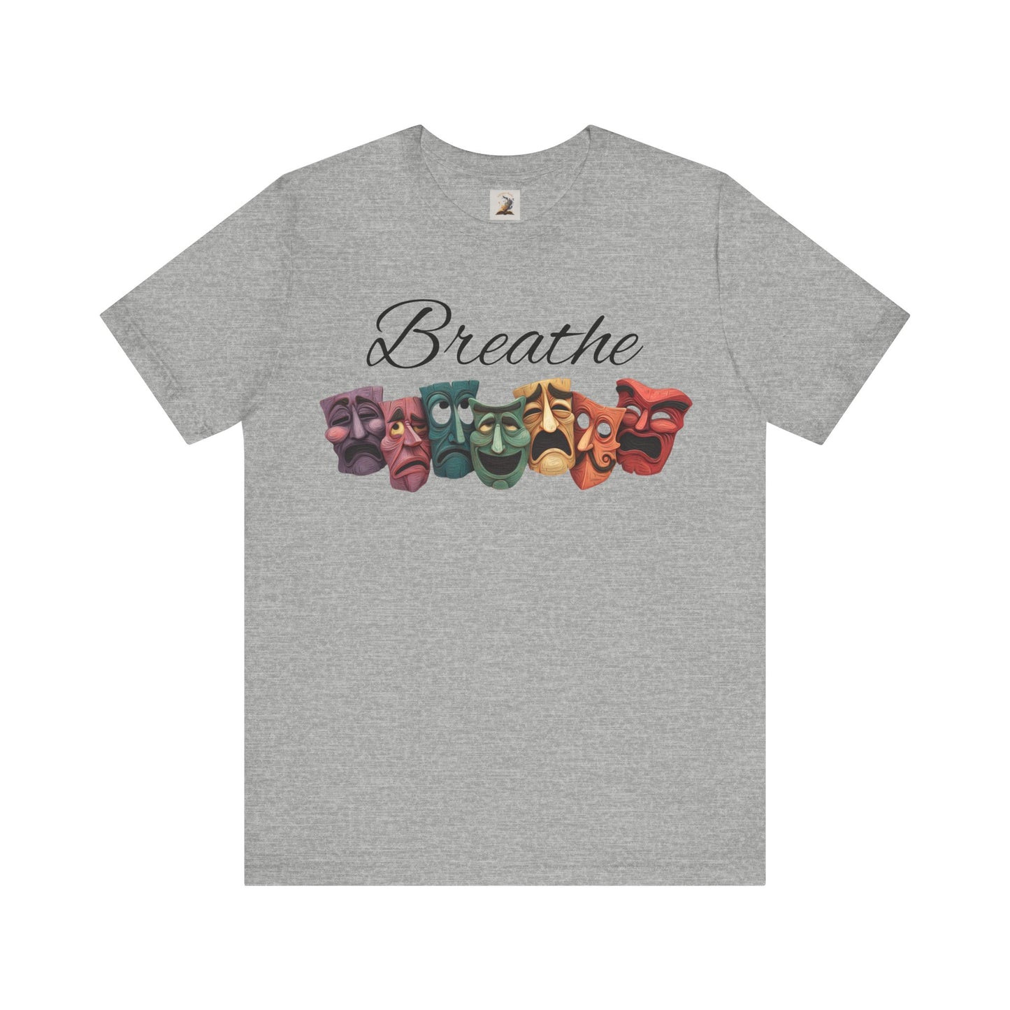 Breathe Drama mask Unisex Jersey Short Sleeve Tee