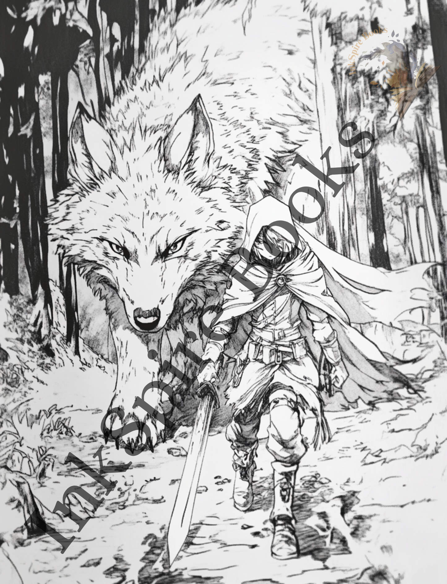 Aesthetic Chaos: Deep Souls and Inked Dreams: An Anime Coloring Book