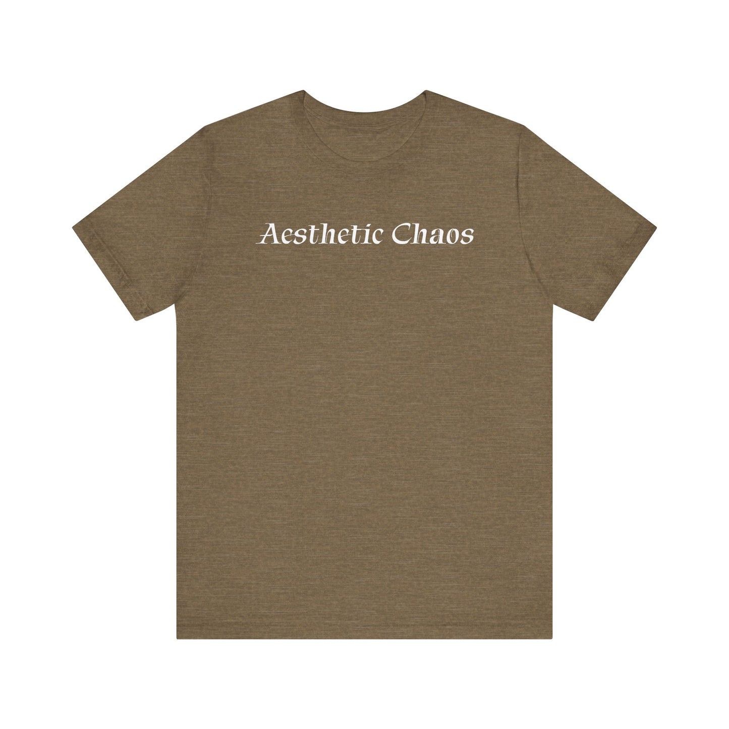 Aesthetic Chaos, Anime style, man with large sword, Unisex Jersey Short Sleeve Tee