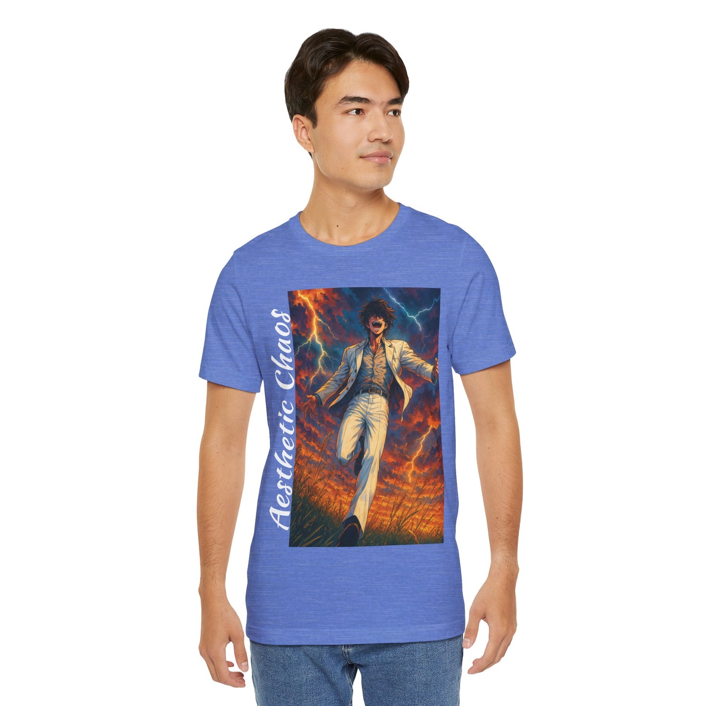 Aesthetic Chaos, Confident Villian, Unisex Jersey Short Sleeve Tee