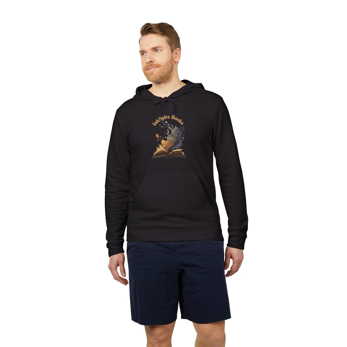 InkSpire Books Adidas Unisex Fleece Hoodie