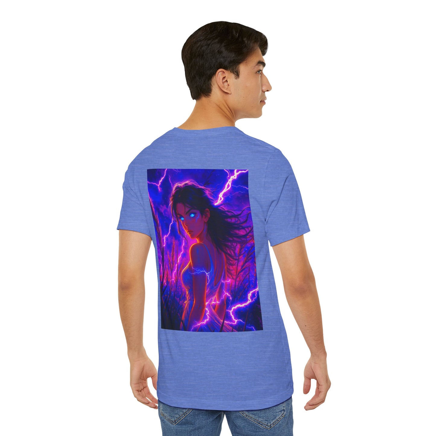 Aesthetic Chaos, Electric woman Graphic Unisex Jersey Short Sleeve Tee