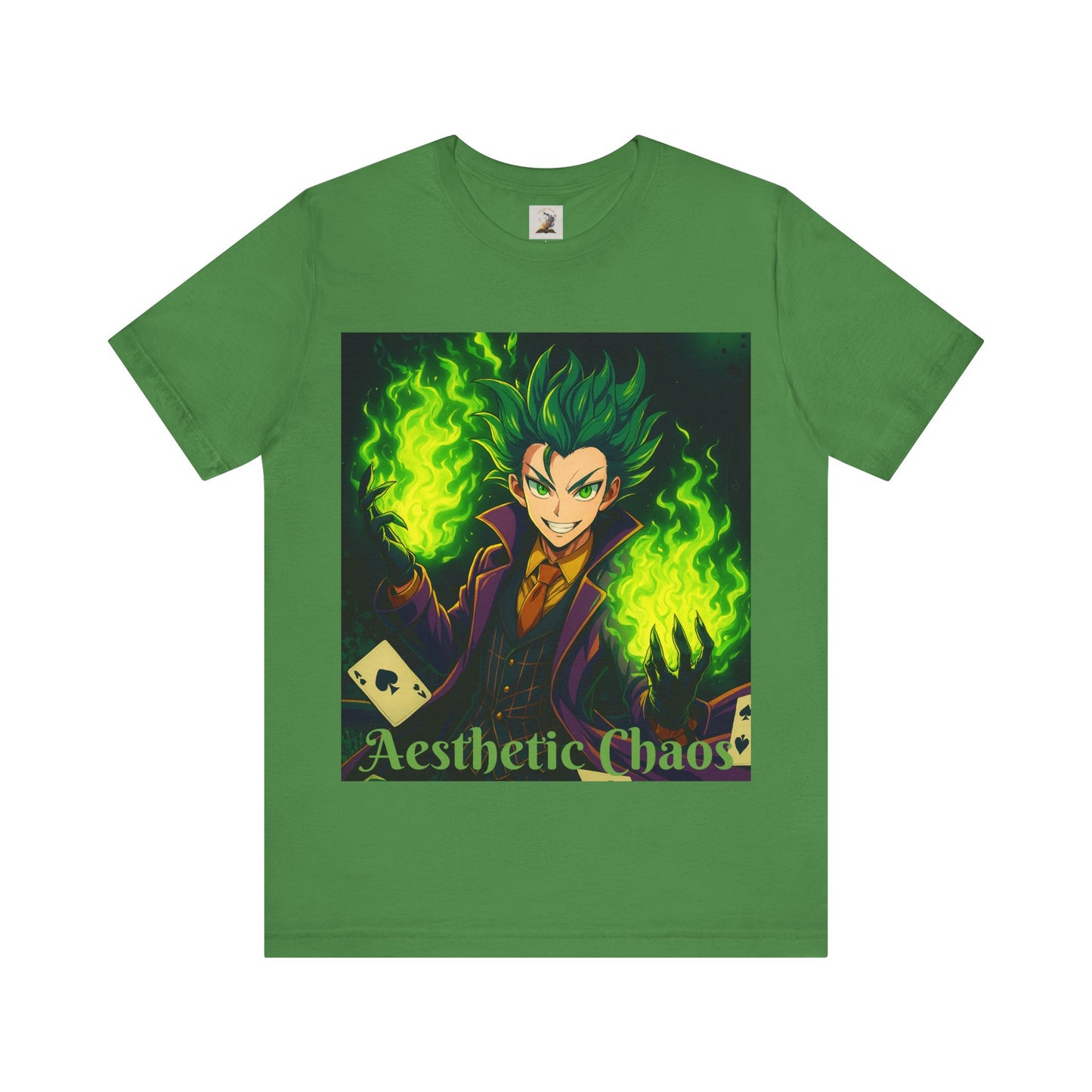 Aesthetic Chaos, anime clown, joker card clown Unisex Jersey Short Sleeve Tee