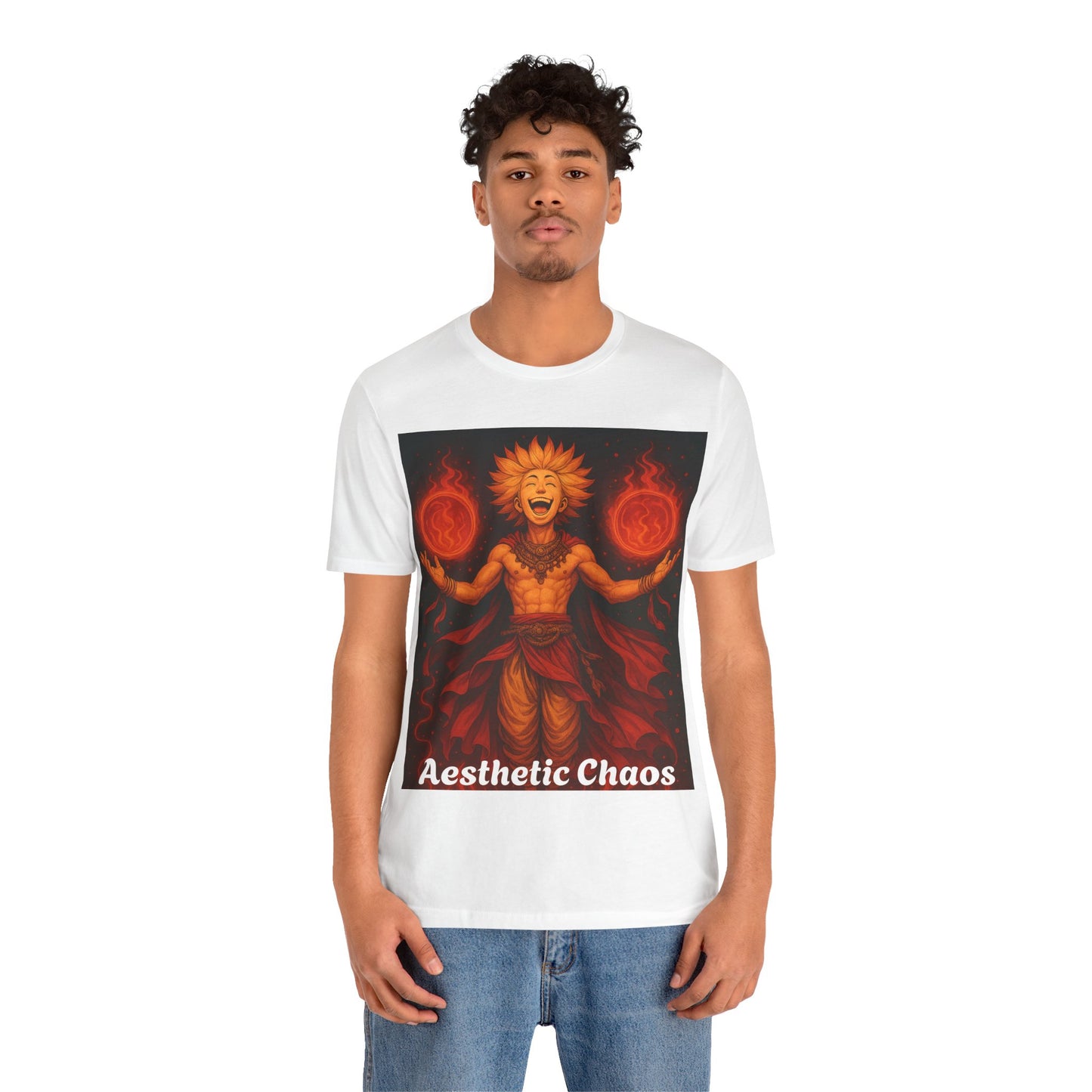 Aesthetic Chaos, anime style Unisex Jersey Short Sleeve Tee
