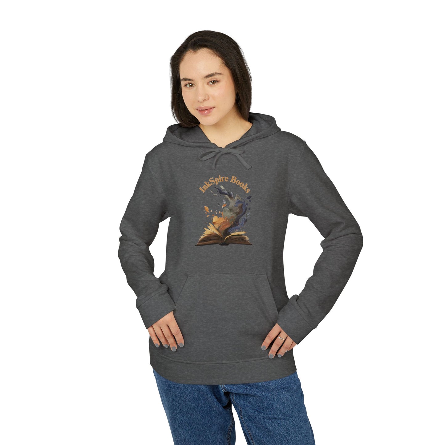 InkSpire Books Adidas Unisex Fleece Hoodie