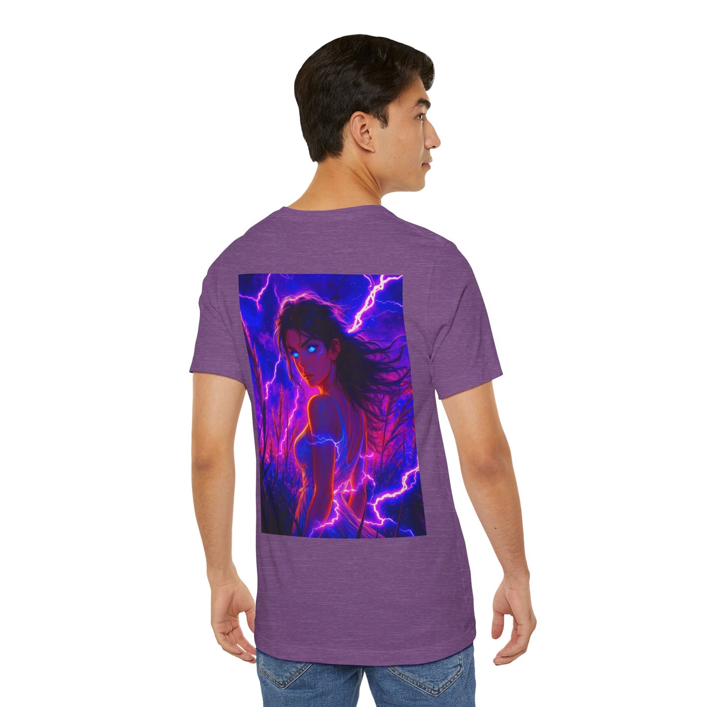 Aesthetic Chaos, Electric woman Graphic Unisex Jersey Short Sleeve Tee