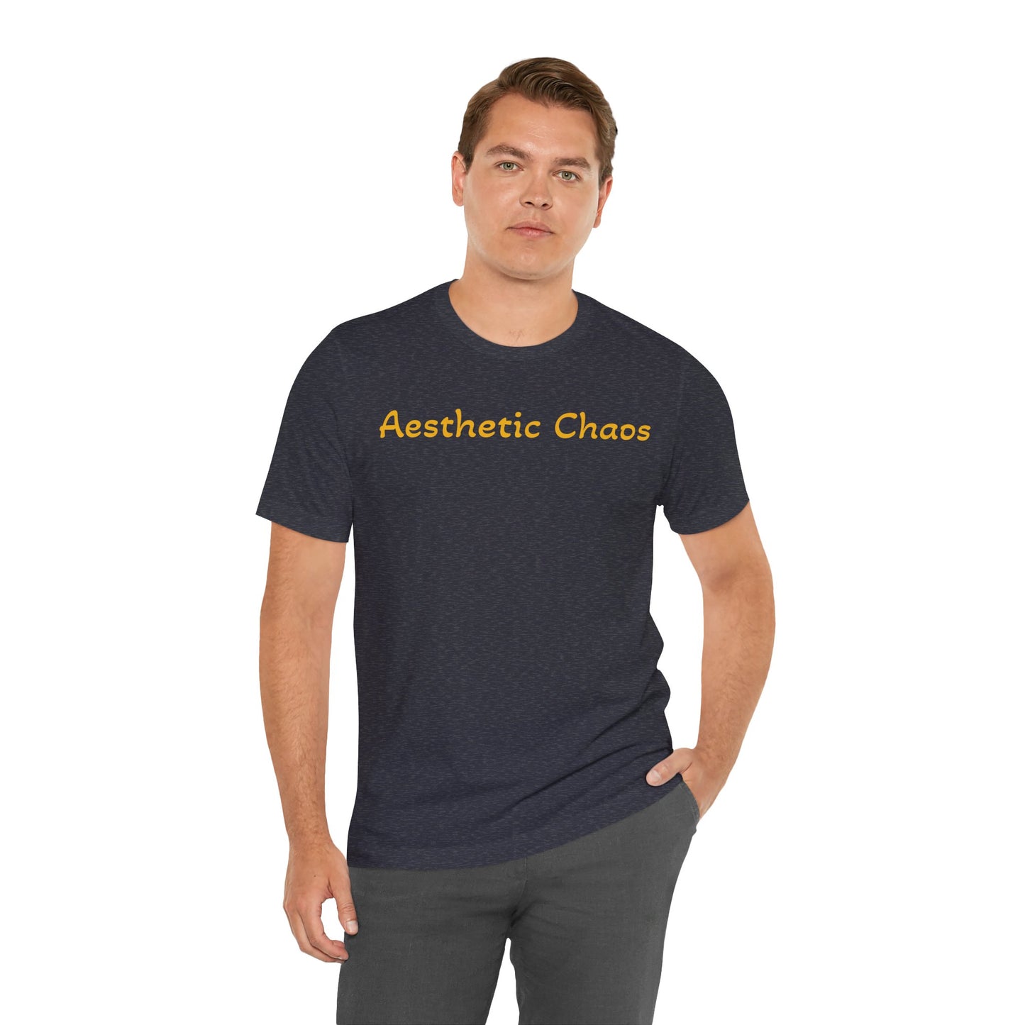 Aesthetic Chaos, woman with large sword, Unisex Jersey Short Sleeve Tee