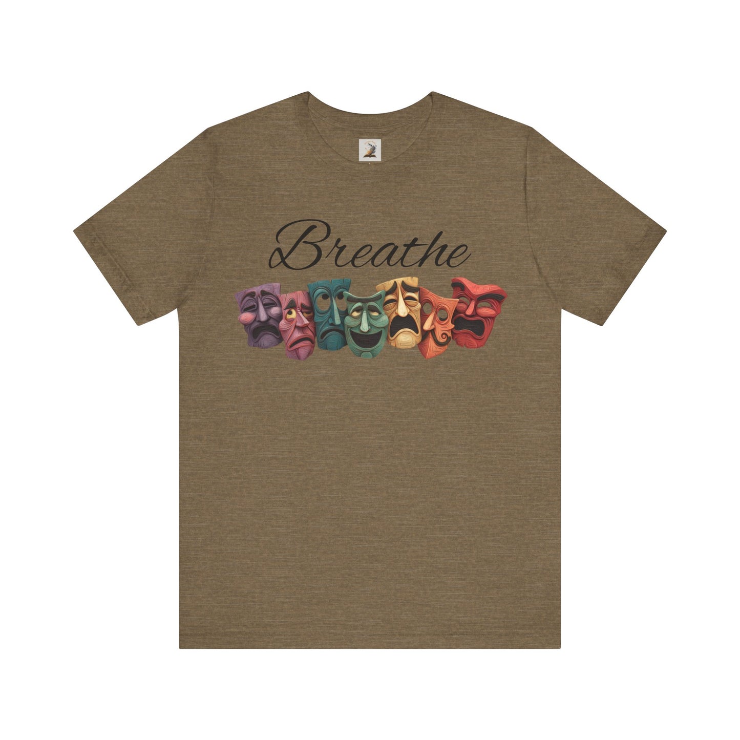 Breathe Drama mask Unisex Jersey Short Sleeve Tee
