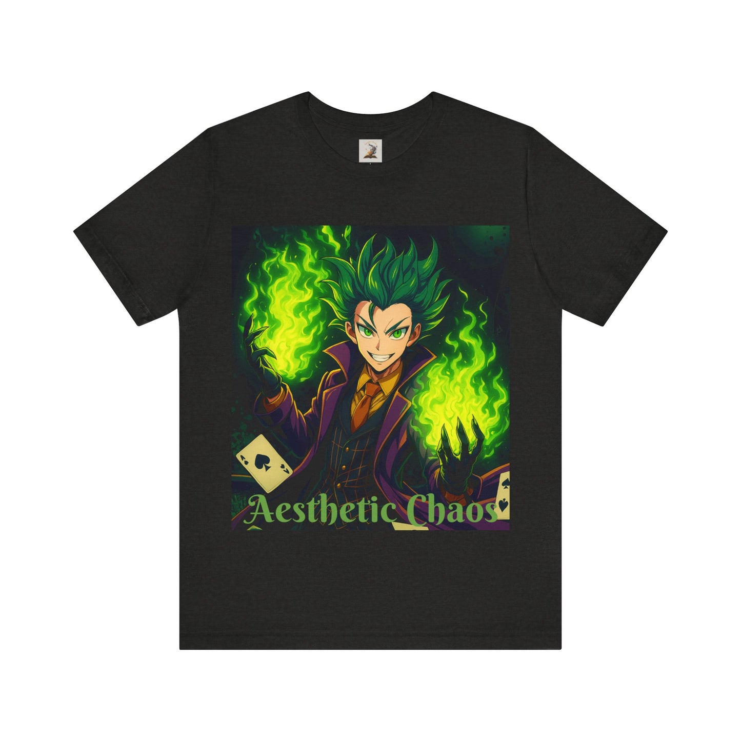 Aesthetic Chaos, anime clown, joker card clown Unisex Jersey Short Sleeve Tee