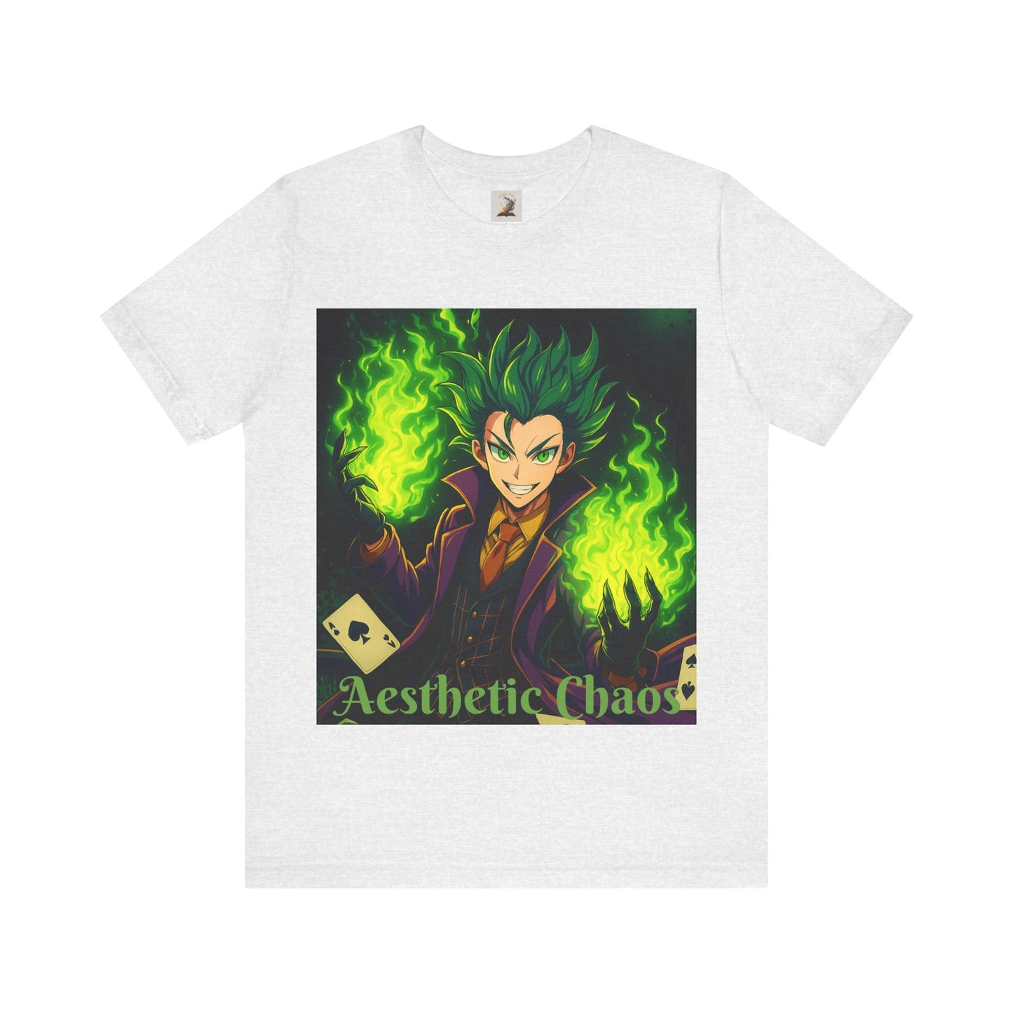 Aesthetic Chaos, anime clown, joker card clown Unisex Jersey Short Sleeve Tee
