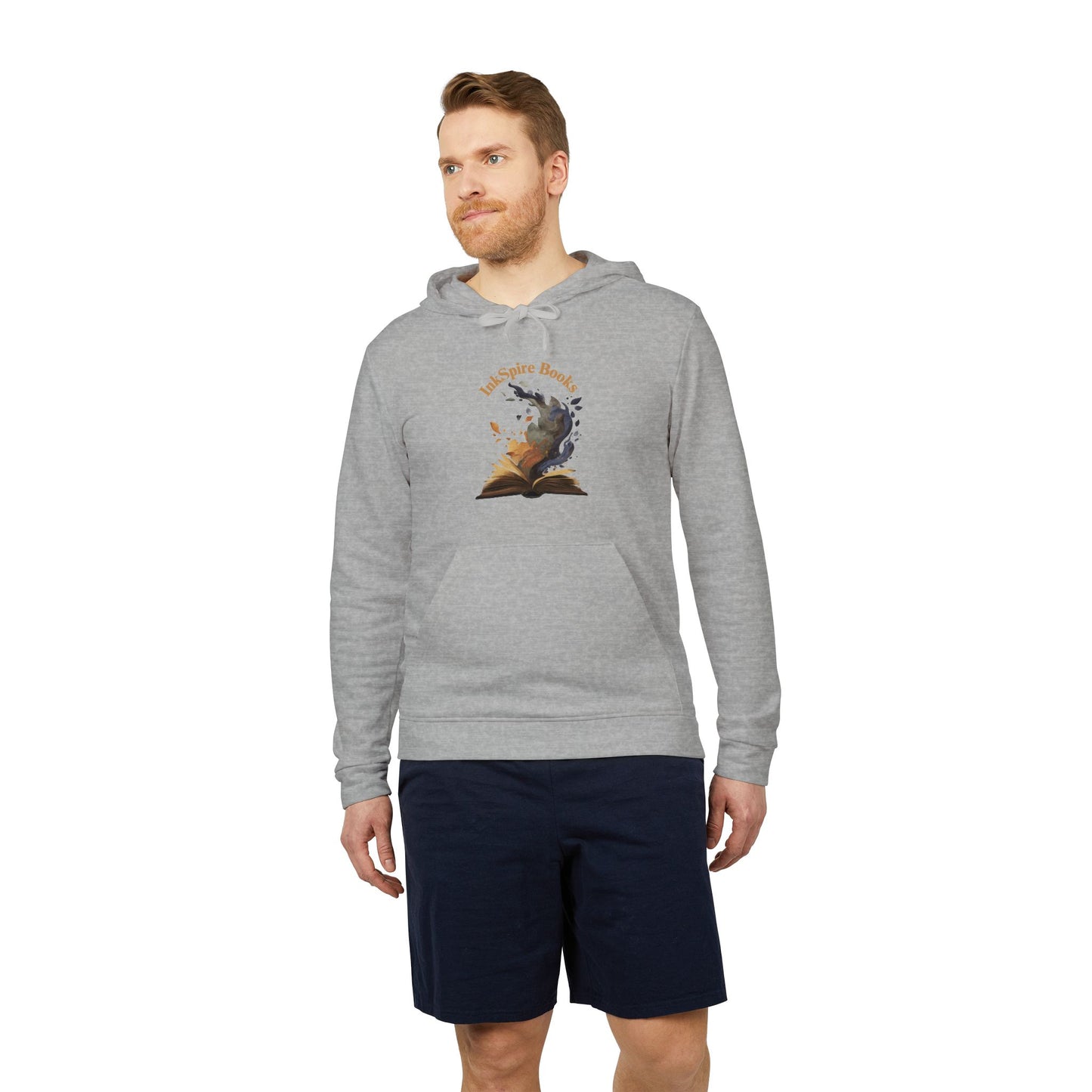 InkSpire Books Adidas Unisex Fleece Hoodie