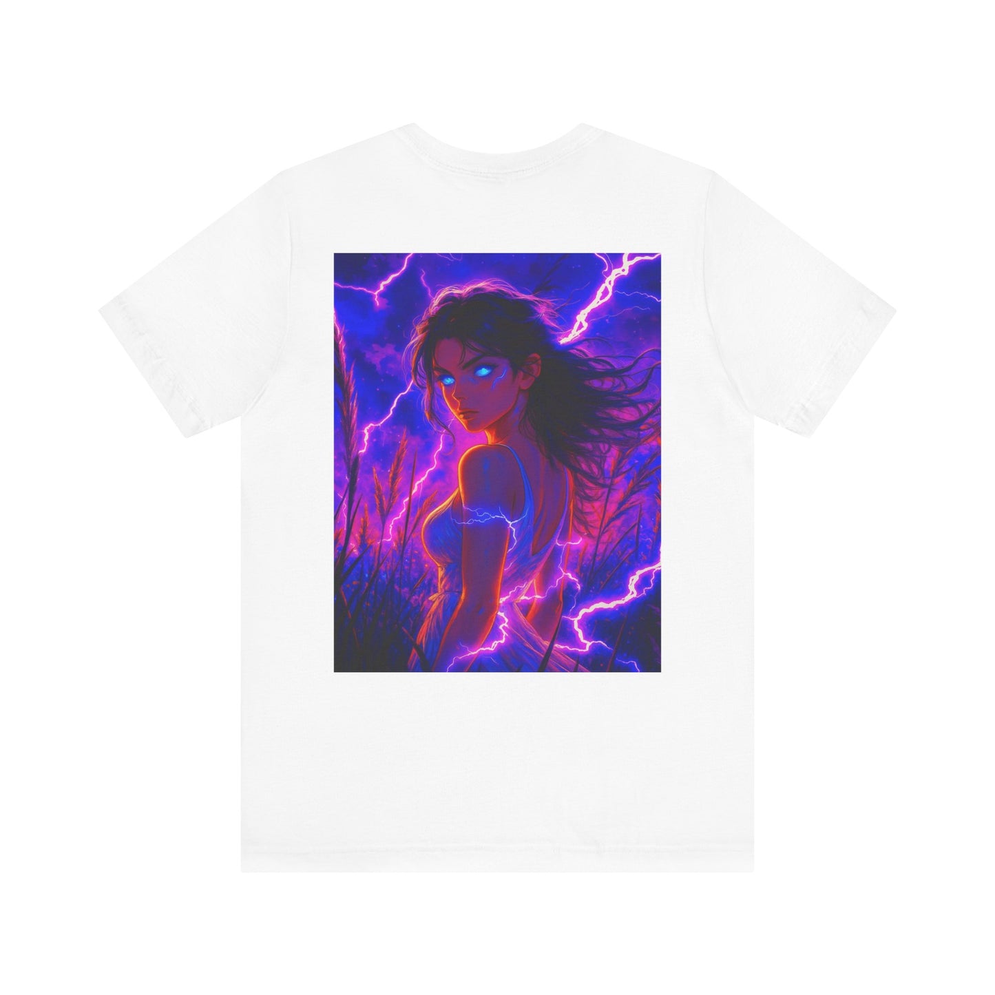 Aesthetic Chaos, Electric woman Graphic Unisex Jersey Short Sleeve Tee