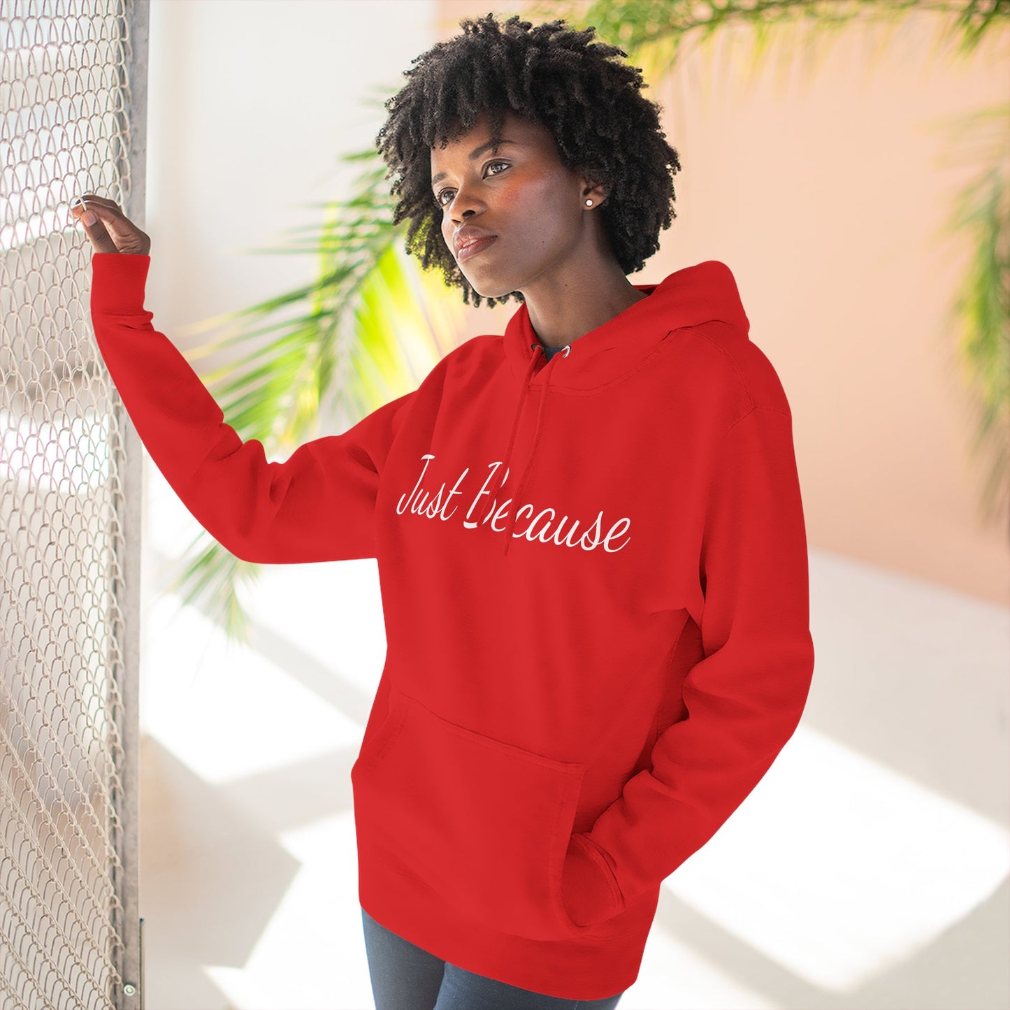 Just Because Straight Shooter Hoodie Three-Panel Fleece Hoodie