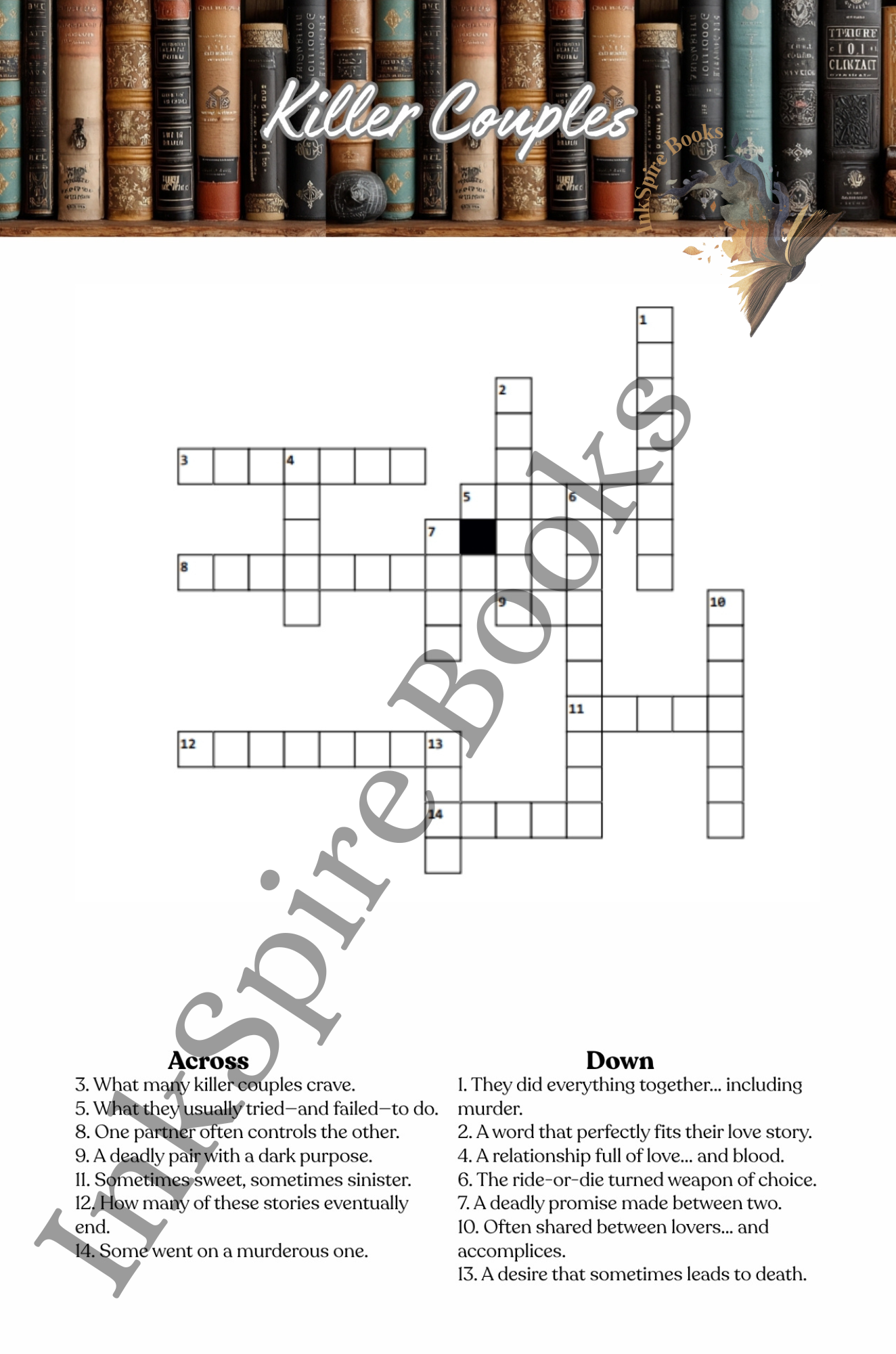 Bloodstains & Brain Games: A True Crime Activity Book
