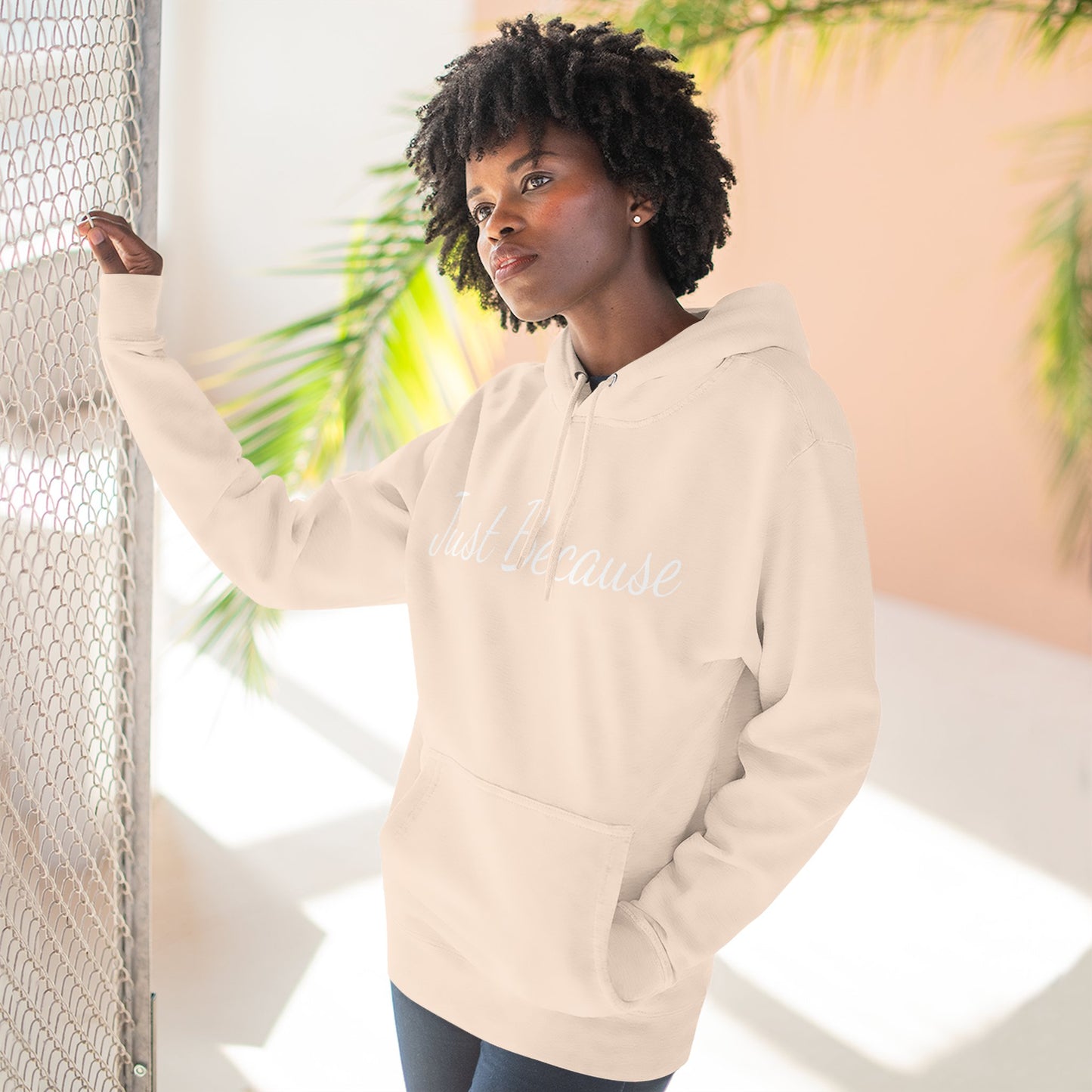 Just Because Straight Shooter Hoodie Three-Panel Fleece Hoodie