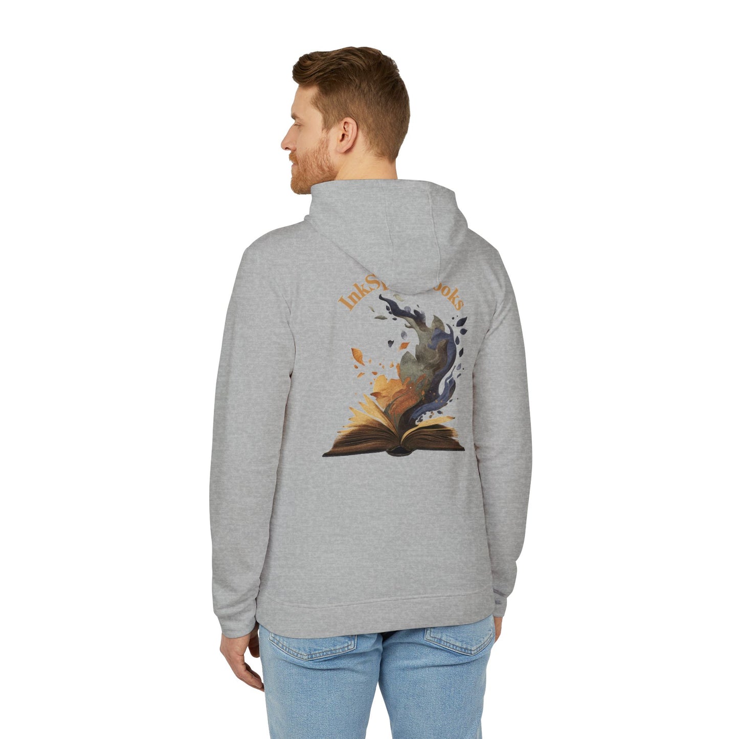 InkSpire Books Adidas Unisex Fleece Hoodie