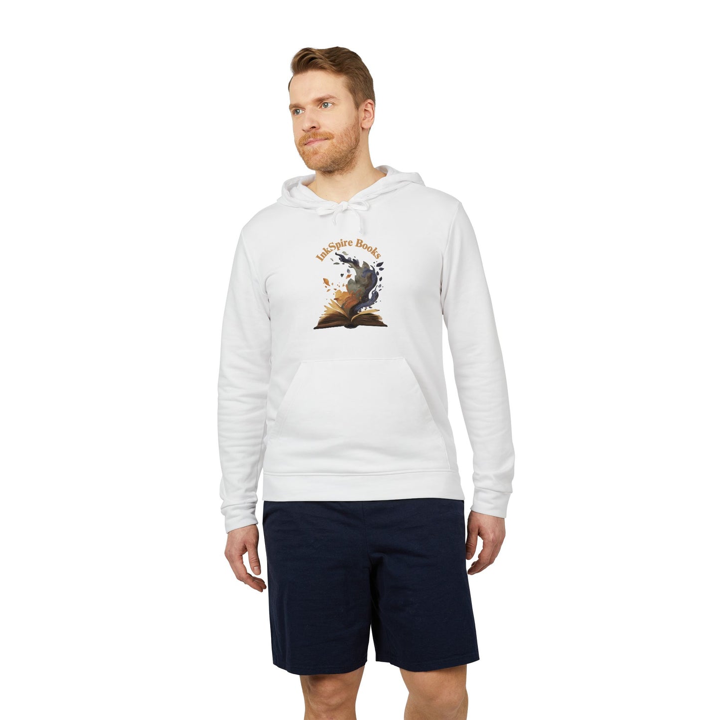 InkSpire Books Adidas Unisex Fleece Hoodie