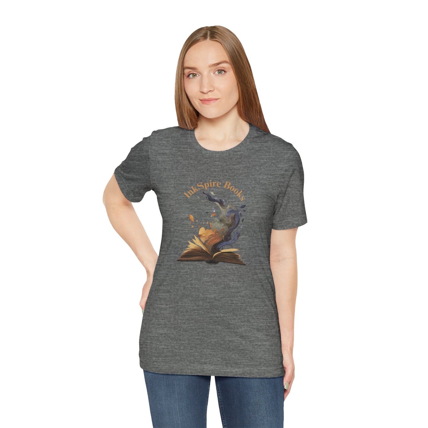 InkSpire Books Logo Unisex Jersey Short Sleeve Tee