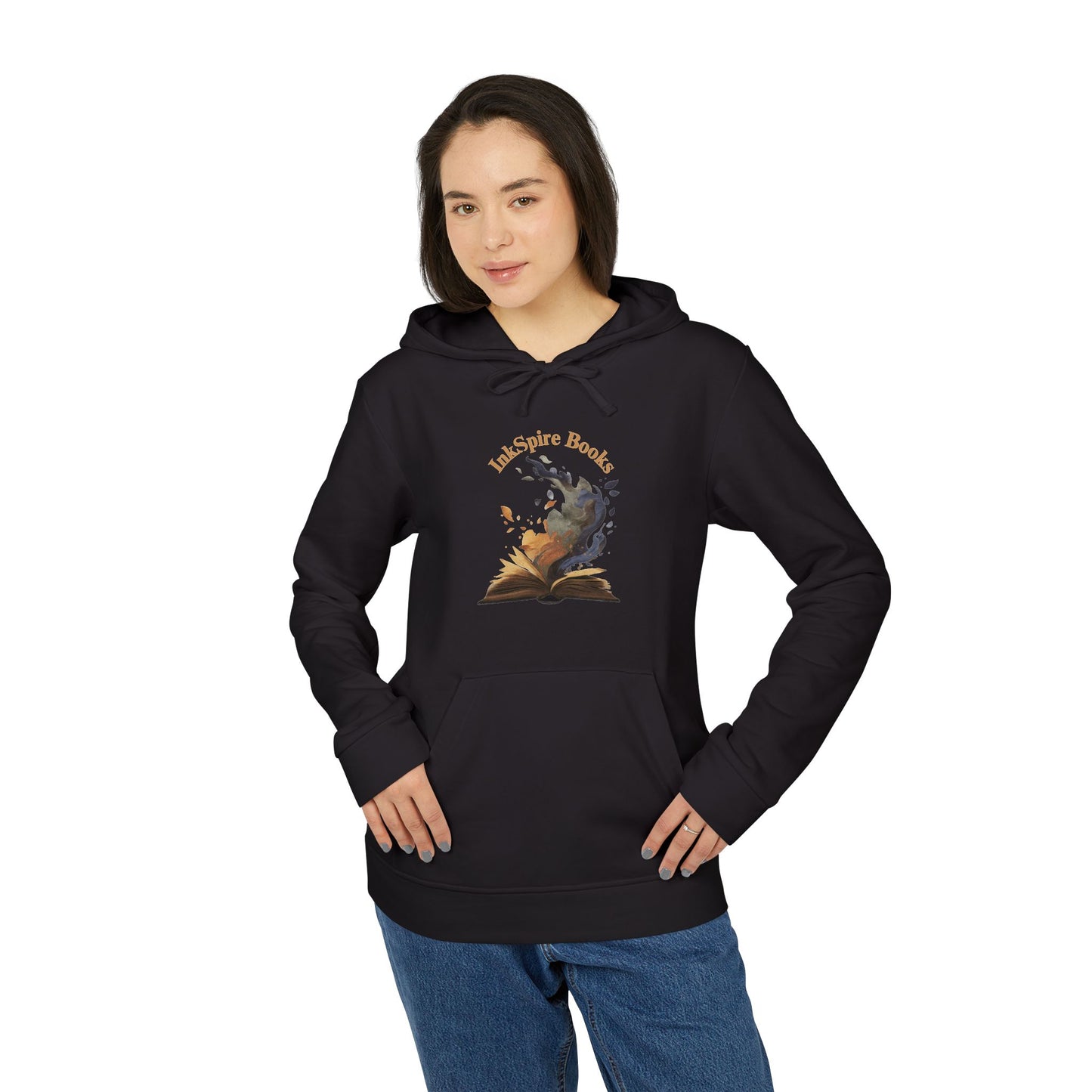 InkSpire Books Adidas Unisex Fleece Hoodie
