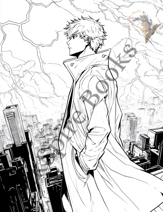 Aesthetic Chaos: Deep Souls and Inked Dreams: An Anime Coloring Book