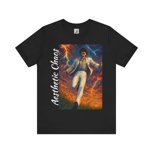 Aesthetic Chaos, Confident Villian, Unisex Jersey Short Sleeve Tee