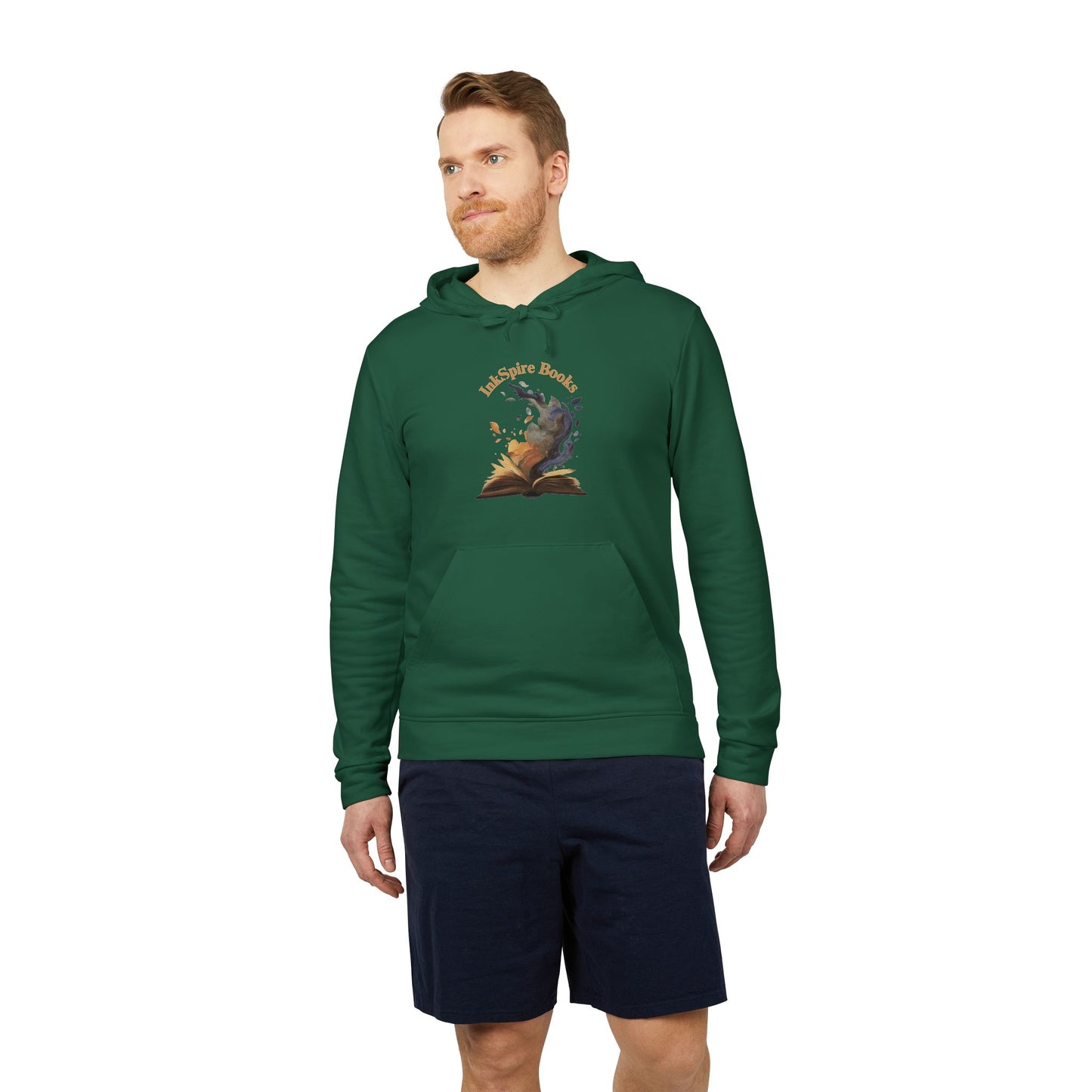 InkSpire Books Adidas Unisex Fleece Hoodie